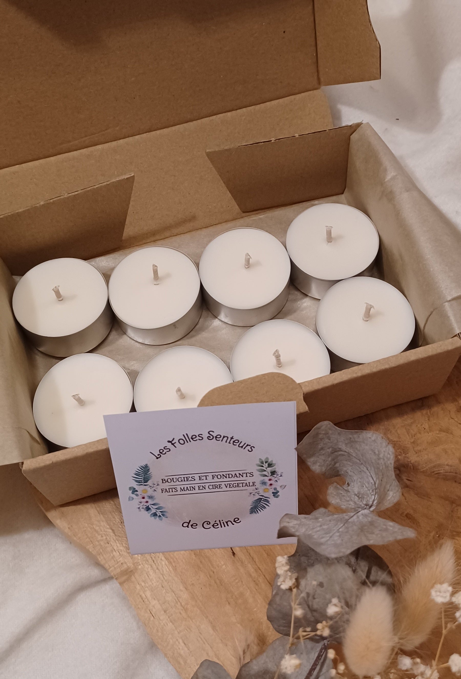 Bougies chauffe-plats