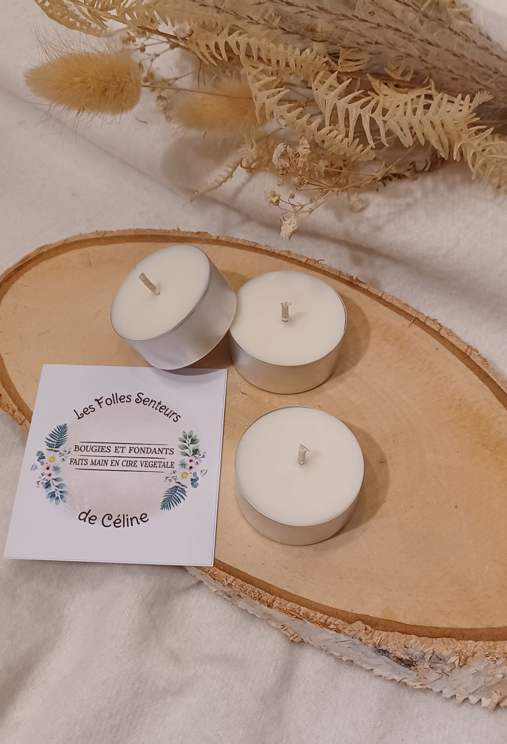 Bougies chauffe-plats