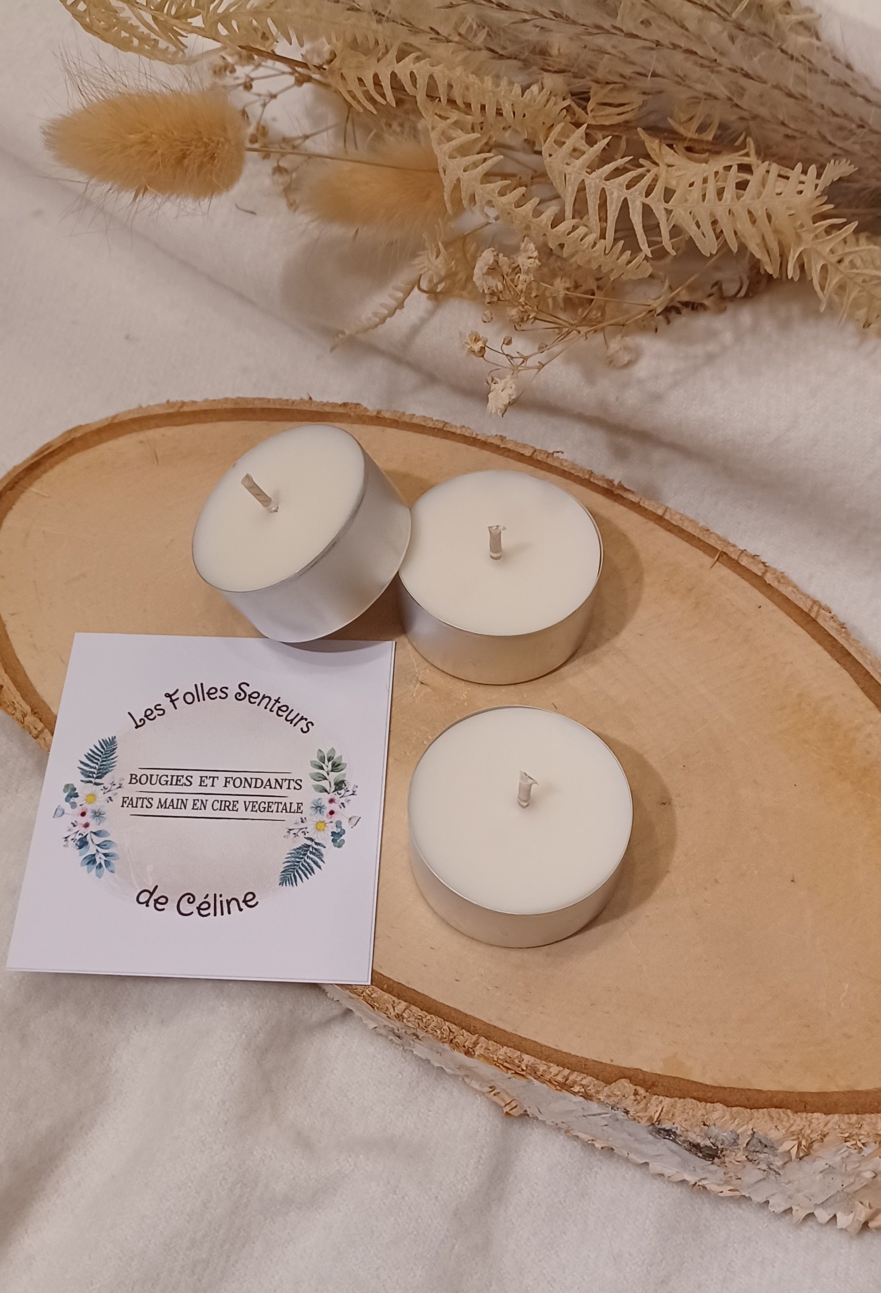 Bougies chauffe-plats