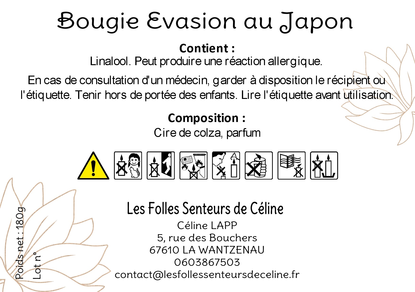 Bougie Evasion au Japon