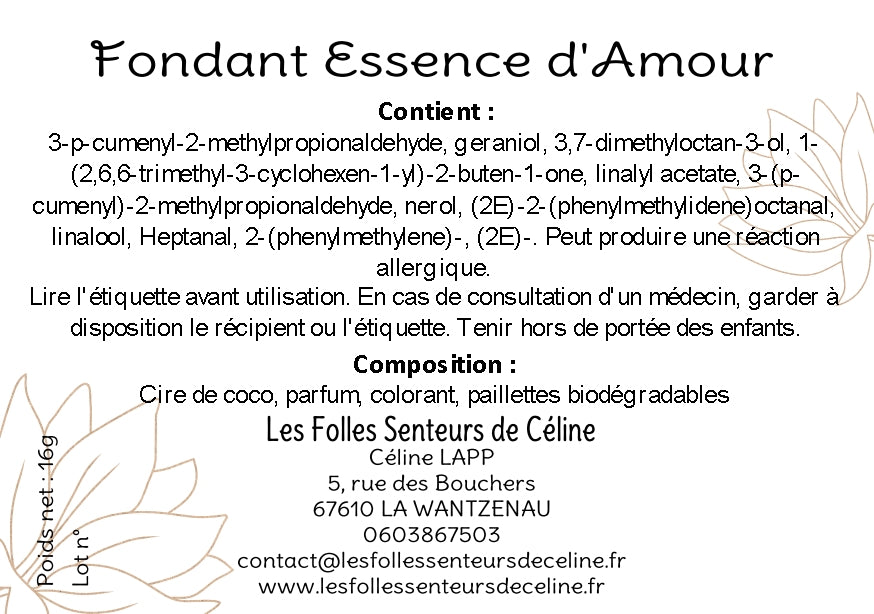 Fondant kougelhof Essence d'Amour