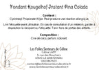 Étiquette CLP fondant Instant Pina Colada