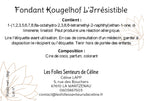 Étiquette CLP fondant L'Irrésistible