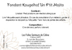 Étiquette CLP fondant Un P'tit Mojito