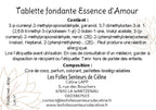 Tablette fondante Essence d'Amour
