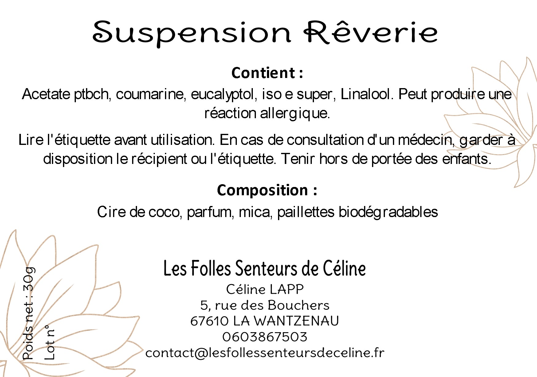 Suspension Rêverie