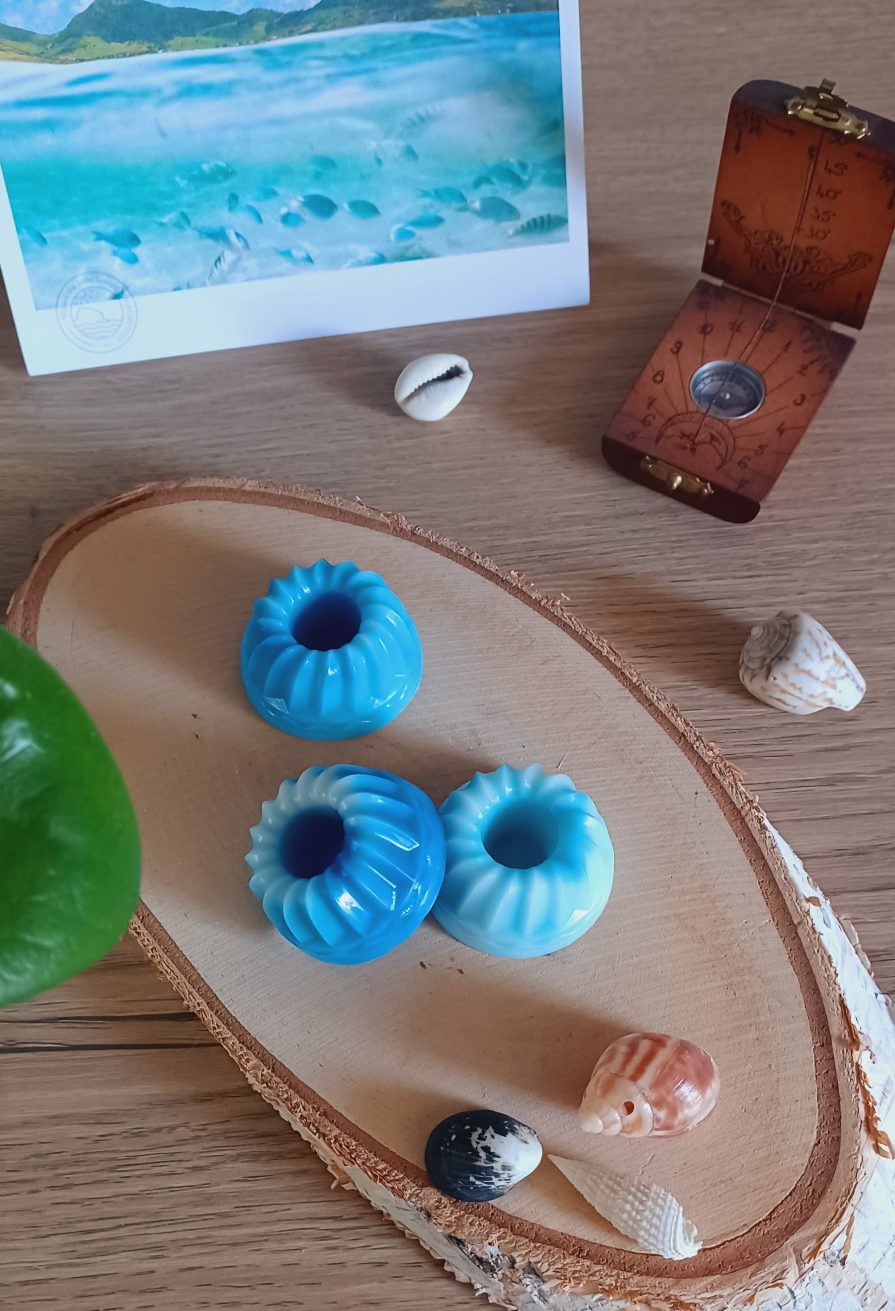Fondants Plongée à Santorin à la cire de coco et aux notes d'grumes, embruns salés, cèdre