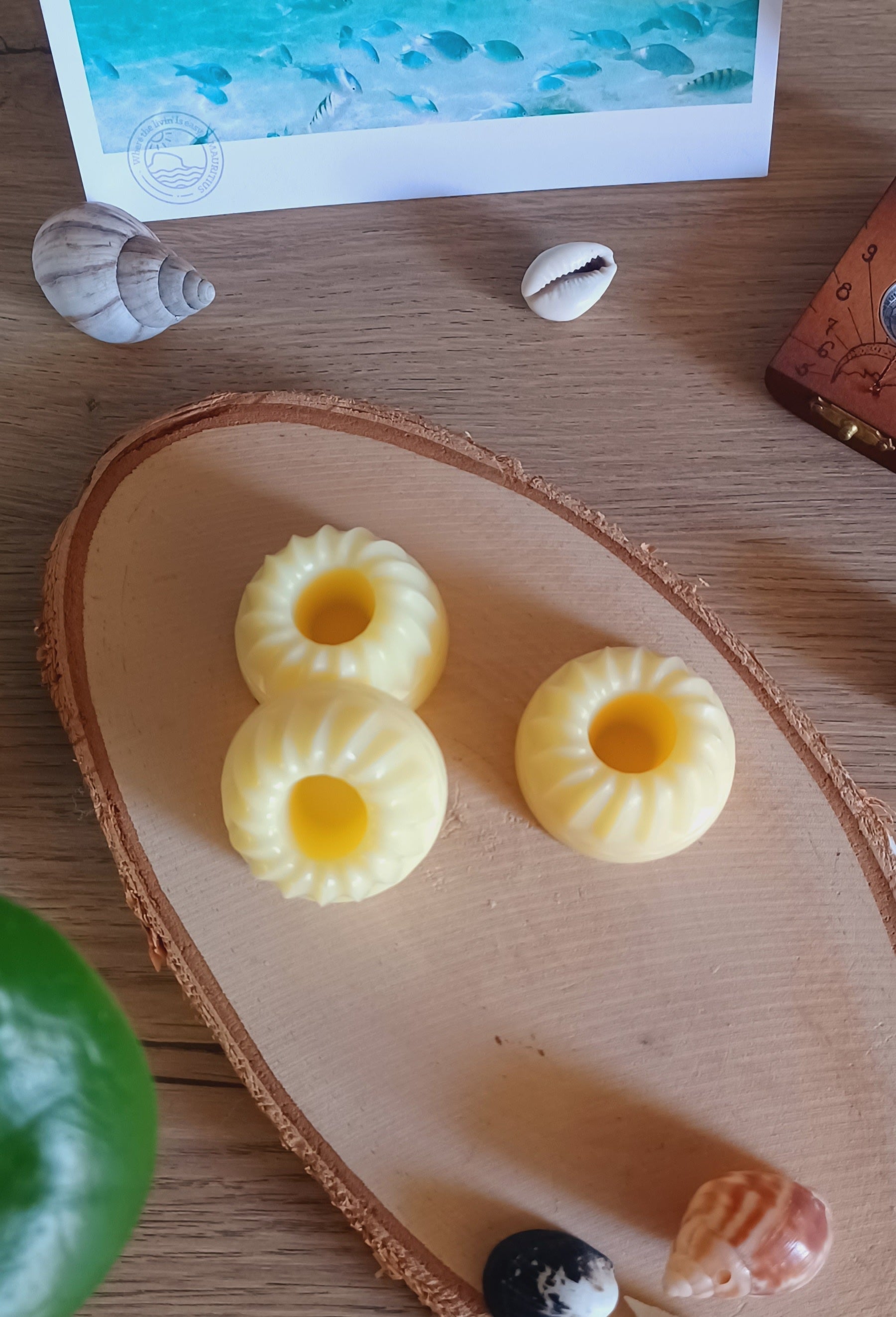 Fondant Instant Pina Colada à la cire de coco et aux notes d'ananas, rhum et coco